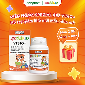 Viên nhai, viên ngậm Special Kid Visio+ Hỗ trợ cho đôi mắt khoẻ mạnh, giảm mỏi mắt, khô mắt
