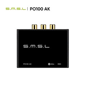 SMSL PO100 AK Giao diện kỹ thuật số USB XOMS XU316 32bit 768Khz AK4493S MQA Giải mã đầu ra optical/coaxial/RCA cho PS4 PS5 Switch Màu sắc: Đen