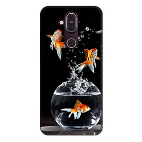 Ốp lưng dành cho điện thoại Nokia 8.1 Cá Vàng Tung Bay