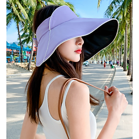 Mũ nửa đầu rộng vành chống nắng chống tia uv cao cấp, nón đi nắng mẫu mới