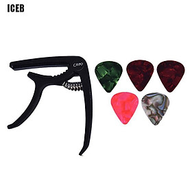 Mua Kẹp Capo Và 5 Miếng Gảy Đàn Guitar Iceb 1