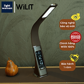 Mua Đèn Bàn Học  Đèn Đọc Sách  Đèn Làm Việc  Đèn Trang Trí - Nhập khẩu Đức Wilit U2 - Chống cận - Đa năng | Lịch  đồng hồ  nhiệt độ  đặt báo thức | Cao cấp & Sang Trọng | Thiết kế cổ ngỗng đôc đáo  Màu nâu coffee 