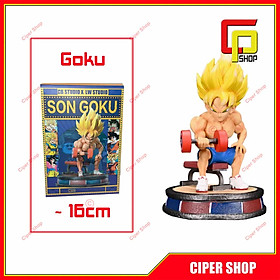 Mô hình Son Goku tập tạ - Figure Goku 7 viên ngọc rồng