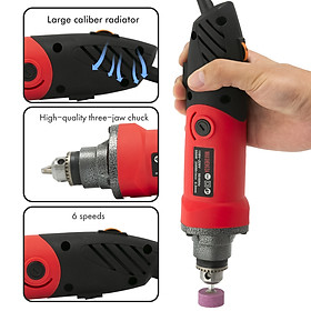 Mua  Giao Hàng 24H  Máy mài điện có thể điều chỉnh 6 tốc độ 500W Máy khắc đánh bóng ngọc bích đa chức năng Đầu cắm EU