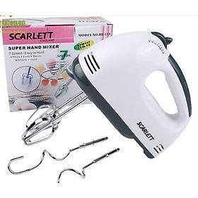 Mua Máy Đánh Trứng Cầm Tay Máy Đánh Trứng Mini Cầm Tay Scarlett 7 Tốc Độ Cực Mạnh - Hoạt Động Êm Ái .