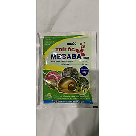 Sản Phẩm diệt Ốc dạng bả MECABA gói 50gr