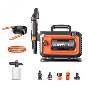 Mua Máy rửa xe áp lực cao Yili YLQ4280G Plus rửa xe cao áp công suất lớn 1800W có đồng hồ đo áp suất  máy rửa xe gia đình  công nghiệp  thiết kế nhỏ gọn - hàng chính hãng