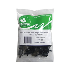 Bộ 25 béc tưới phun xòe. Thương hiệu: Antelco - Australia