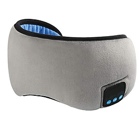 Sleep Headphones Bluetooth Sleep Mask Wireless Bluetooth Sleeping Eye Mask Headphones Travel Eye Shades with Built-in Speakers Microphone Handsfree
