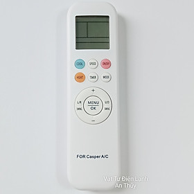Remote máy lạnh CASPER mẫu mới - Điều khiển máy lạnh CASPER - Remote điều hòa CASPER - Điều khiển điều hòa CASPER