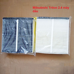 Lọc gió điều hòa cho xe Mitsubishi Triton 2.4 máy dầu 2015, 2016, 2017, 2018, 2019, 2020, 2021 mã phụ tùng 7803A109 mã AC201J và AC201C