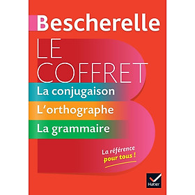 Sách học tiếng Pháp BESCHERELLE - LE COFFRET DE LA LANGUE FRANCAISE : CONJUGAISON, ORTHOGRAPHE, GRAMMAIRE