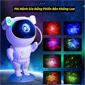 Đèn Phi Hành Gia Cao Cấp Có Loa Bluetooth Và Điều Khiển Chiếu Bầu Trời Sao, Dải Thiên Hà Và Ánh Trăng Trang Trí Decor - Bản không bluethooth
