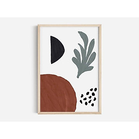Tranh in cao cấp | Tranh nghệ thuật trừu tượng - Modern Art Print, Boho Print, Colorful Prints, Leaf Print