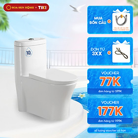 Mua Bồn cầu một khối TUSLO COC 6274 xả xoáy lỗ đôi tạo dòng nước ổn định  xả sạch chất thải vượt trội - Hoa Sen Home - Hàng chính hãng
