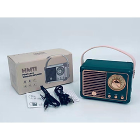 Loa Bluetooth không dây cổ điển EONKO HM11 với tai nghe TF USB FM AUX Color: army green HM11 Set Type: Speaker
