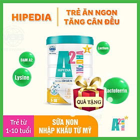 Sữa Bột A2 Mk7.DHA HiPedia- Hỗ Trợ bé Biếng Ăn