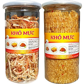 COMBO 2 HŨ MỰC HẤP CỐT DỪA - MỰC ÉP TẨM GIA VỊ SKFOOD 500G