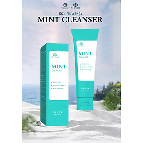 (mới)5 LỌ Sữa rủa mặt Mychi mint cleanser phiên bản to 100ml gấp 3,5 lần