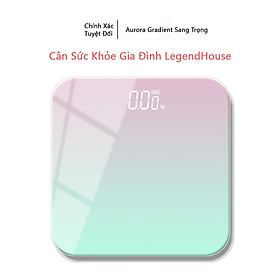 Cân Sức Khỏe Điện Tử Gia Đình Siêu Chính Xác Mặt Kính Cường Lực, Cân Điện Tử Nhà Bếp Màn Hình LCD Cao Cấp Chịu Tải 180kg