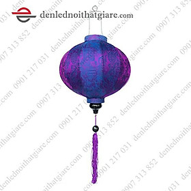 Đèn lồng HỘI AN vải lụa 20cm kiểu Tròn 100E20
