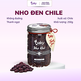 Nho Khô Oaky – Nhập Khẩu Mỹ – Hũ 250g hoặc 450g – Ngọt Tự Nhiên, Tốt Cho Sức Khỏe
