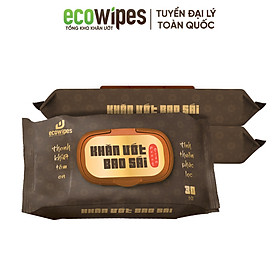 Mua Khăn ướt bao sái lau bàn thờ EcoWipes gói 30 tờ hương Trầm