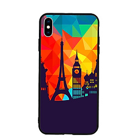 Ốp lưng Viền TPU cho Iphone XS Max - Travelling