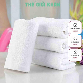 Mua Khăn mặt khách sạn sợi cotton thấm nước rất tốt 30x50