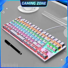 Mua Bàn phím cơ máy tính chuyên game K550 PRO Blue Switch 87 phím 10 chế độ LED RGB có dây