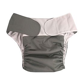 Waterproof Adult Cloth Diaper, Reusable Adjustable Breathable Leakproof Pocket Nappies for Men Women