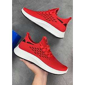 Giày Thể Thao Nam, Giày Sneaker Nam Màu Đỏ Đế Êm Nhẹ S360