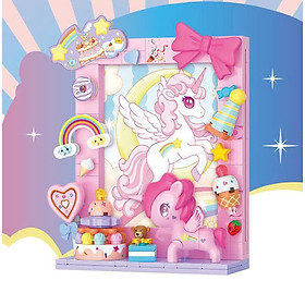 Đồ chơi Lắp Ráp Balody 21391 - 21392 – Khung Ảnh Hero Siêu Nhân/Unicorns