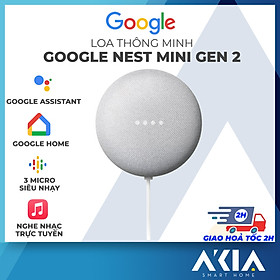 Mua Loa Thông Minh Google Nest Mini Gen 2 - Loa Google Tích Hợp Trợ lý ảo Google Assistant Thế hệ thứ 2 - Hàng Chính Hãng