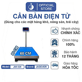 Mua Cân Bàn Điện Tử JWI-520 - Mặt Bàn Cân 600x800MM