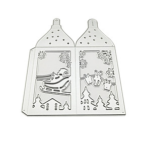 Gift Box Metal Cutting Dies Christmas Stencils Diary Candy Box Die Cuts