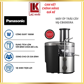 Mua Máy ép trái cây Panasonic MJ-CB600SRA-Ép nhanh nghiền kiệt với mâm xay 100% kim loại - Hàng chính hãng