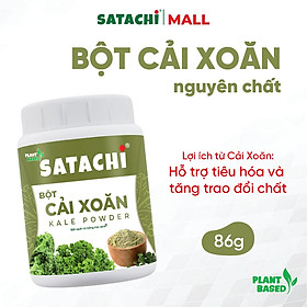 Bột Cải Xoăn Nguyên Chất SATACHI – 100% cải xoăn tự nhiên, không đường – Hộp 86g
