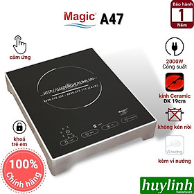 Bếp hồng ngoại đơn Magic Korea A47 - 2000W - Hàng chính hãng