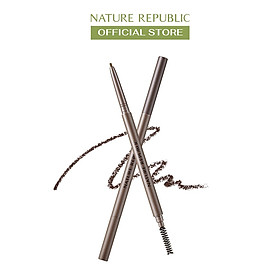 Nature Republic Chì kẻ mày Botanical Micro Slim Brow Pencil 0.08g