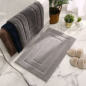Mua Thảm lau chân  thảm chùi chân thấm nước ROOM MAT sợi len trơn chống trượt  cho phòng khách  phòng tắm - Giao màu ngẫu nhiên