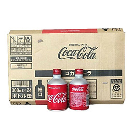 Hình ảnh Thùng 24 chai Nước ngọt Coca Cola Nhật 300ml