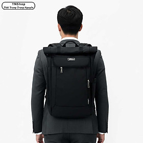 Balo Du Lịch Cỡ Lớn Xbags Dark Bear XB 1202 - Balo Nắp Cuộn Có Tính Năng Mở Rộng, Chống Nước, Nhiều Ngăn Tiện Lợi, Thiết Kế Sang Trọng, Đựng Laptop 17 Inch