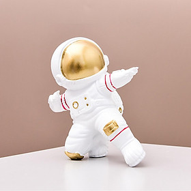 Nordic Astronaut Statue Figurine Boys Room Hotel Nursery Desktop Decoration