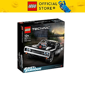 Đồ chơi lắp ráp mô hình LEGO TECHNIC ALL Siêu Xe Dom's Dodge Charger màu đen huyền bí 42111