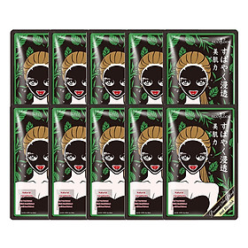 Combo 10 Miếng Mặt Nạ Tràm Trà Kiểm Soát Dầu Và Mụn SEXYLOOK Tea Tree Anti Blemish Black Facial Mask