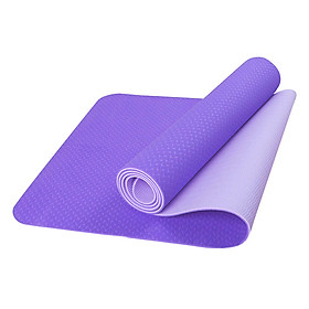 Thảm Tập Yoga Eco Friendly TPE 6mm 2 Lớp Tặng Kèm Túi Đựng Thảm