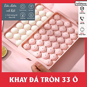 Mua Khay Làm Đá Viên Tròn  Khay Đá Tròn Có Nắp Đậy Thông Minh  Khuôn Rau Câu Làm Thạch 33 Ô