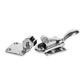 Door Lock Latch, 316 Stainless Steel, Bag Buckles Fastener Clamp Anti Rattle Latch for Yacht Boat Marine