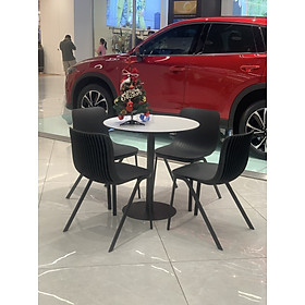 Mua Ghế ăn DRAGON Nội thất Capta.vn Ghế ăn cao cấp thân nhựa màu đen theo tiêu chuẩn Châu Âu-Italy